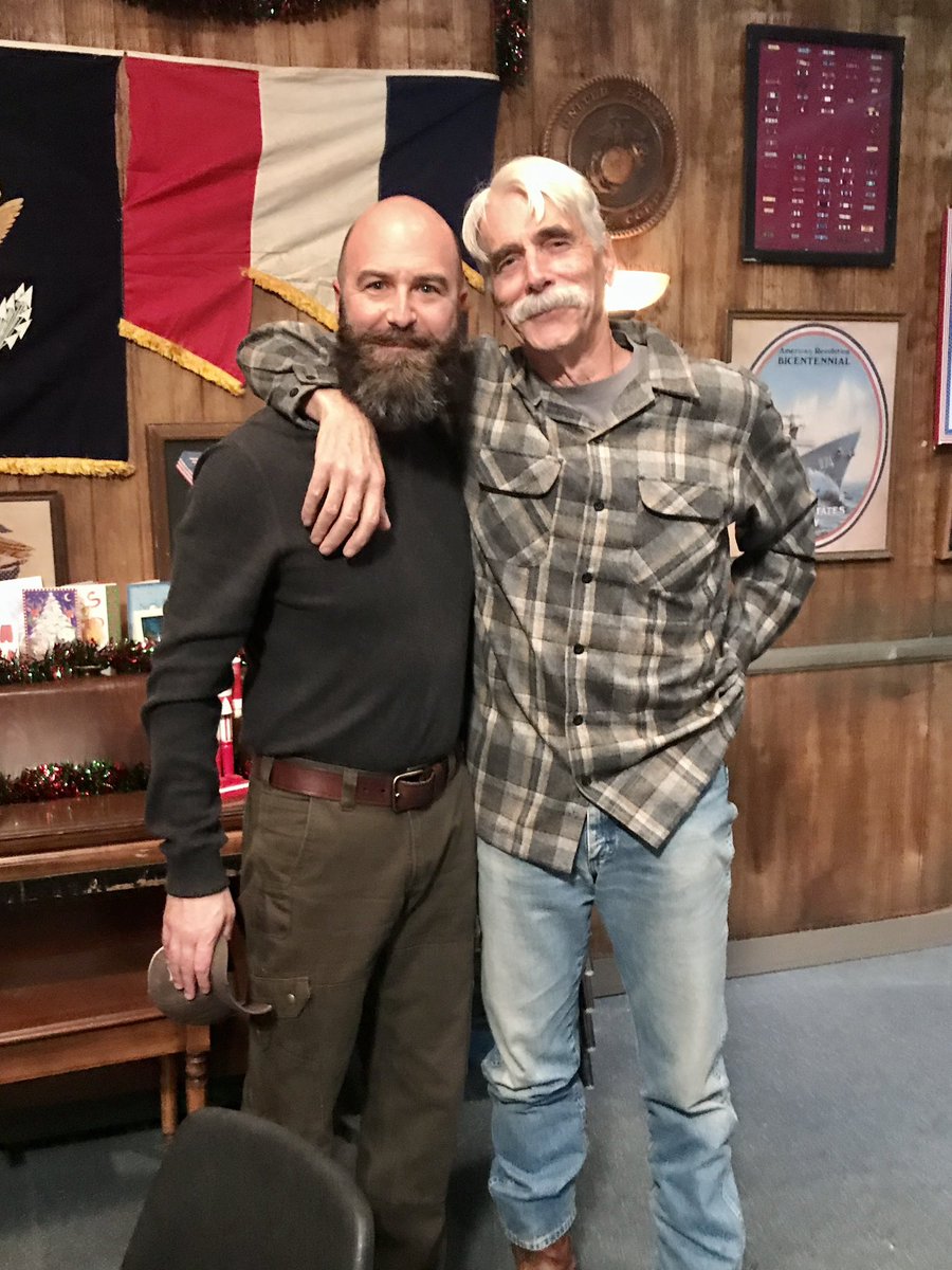 That time Sam Elliott and my beard were together in the same room. 
I miss both of them. 

#TheRanch