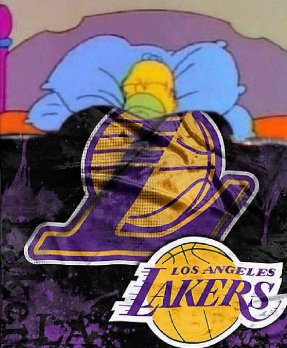 LakeShowYo's tweet photo. how Lakers fans sleeping tonight https://t.co/2nUFuNxdI7