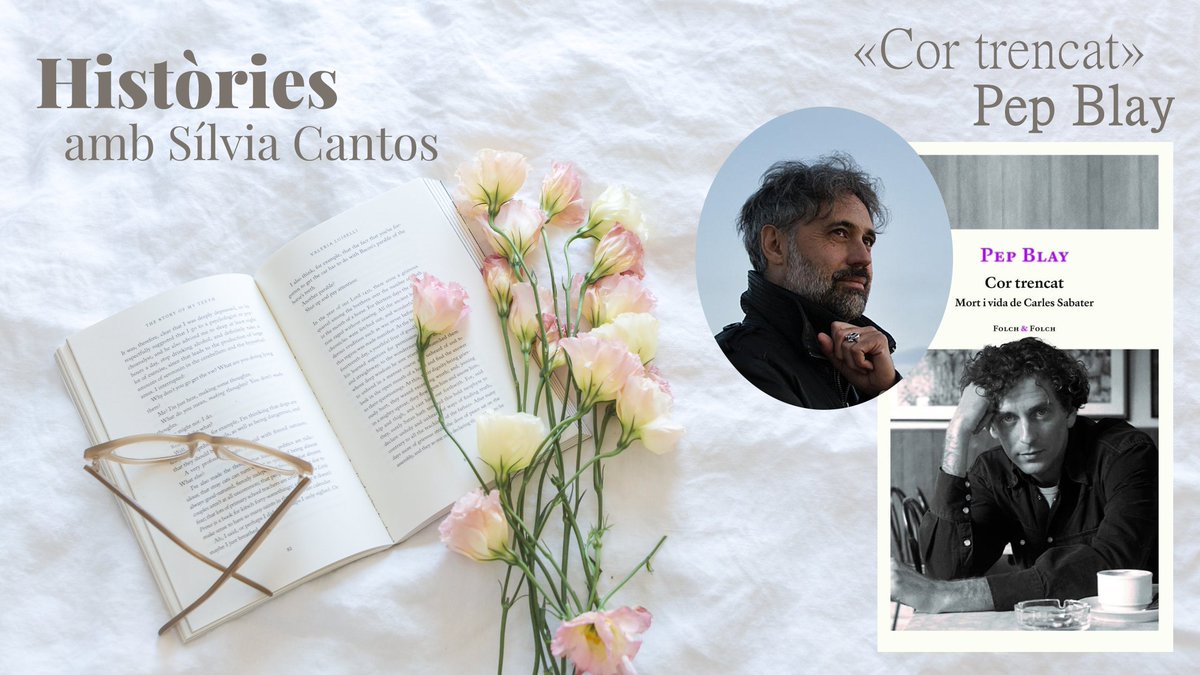 Sílvia Cantos 📚🎗️ (@silvia_cantos) on Twitter photo Aquesta setmana a <a href="/Histories_FM/">Històries (Ràdio)</a> entrevistem
<a href="/PepBlay/">Pep Blay</a> per parlar de #cortrencat
un llibre imprescindible per a tots els qui vam admirar el Carles Sabater i per als qui gaudeixen d'una bona lectura!
Us esperem demà a les 20h a <a href="/radioargentona/">Ràdio Argentona</a> i <a href="/vilassarradio/">Vilassar Ràdio</a>
No us ho perdeu!📚📻 Aquesta setmana a <a href="/Histories_FM/">Històries (Ràdio)</a> entrevistem
<a href="/PepBlay/">Pep Blay</a> per parlar de #cortrencat
un llibre imprescindible per a tots els qui vam admirar el Carles Sabater i per als qui gaudeixen d'una bona lectura!
Us esperem demà a les 20h a <a href="/radioargentona/">Ràdio Argentona</a> i <a href="/vilassarradio/">Vilassar Ràdio</a>
No us ho perdeu!📚📻