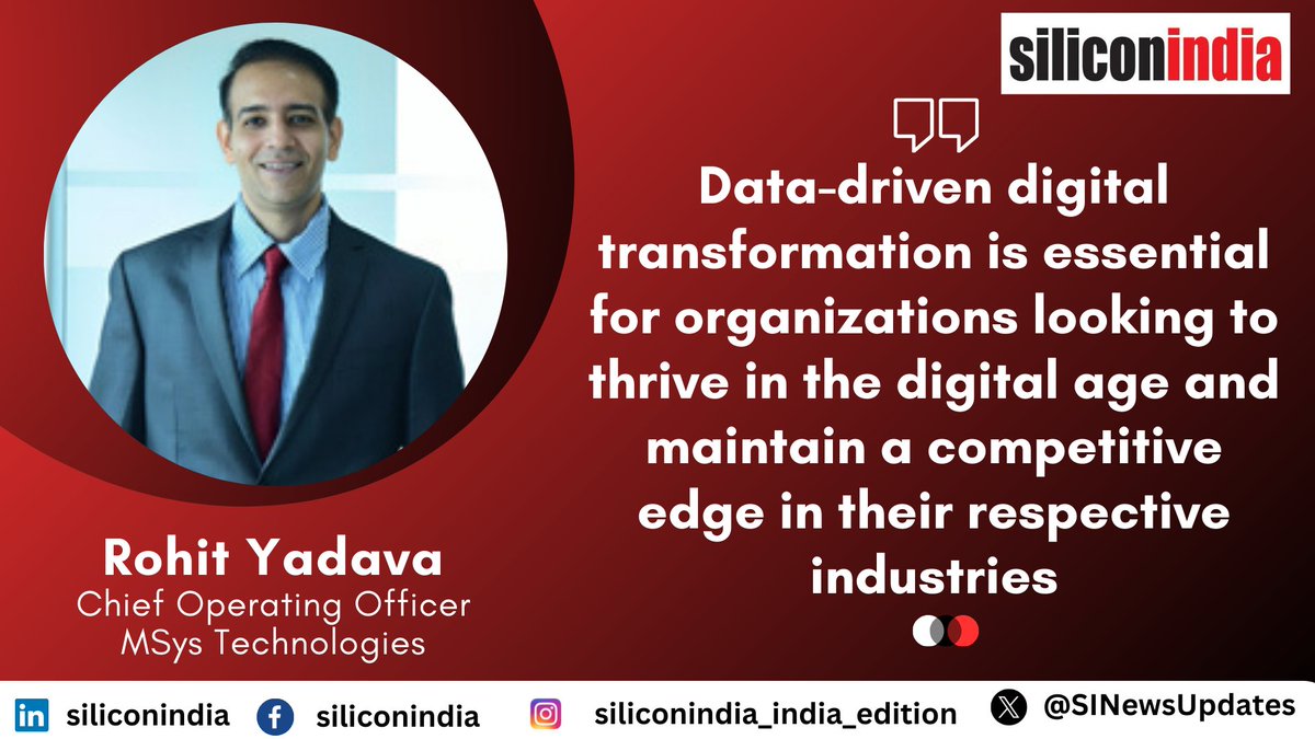 SINewsUpdates's tweet image. Data-Driven Digital Transformation: Leveraging Big Data and Analytics for Business Growth

Rohit Yadava, Chief Operating Officer at @MSys_Tech

Read more: goo.su/ioDHbK

#DigitalTransformation #BigData #technologyleader #globalleadership #industriesandtechnologies