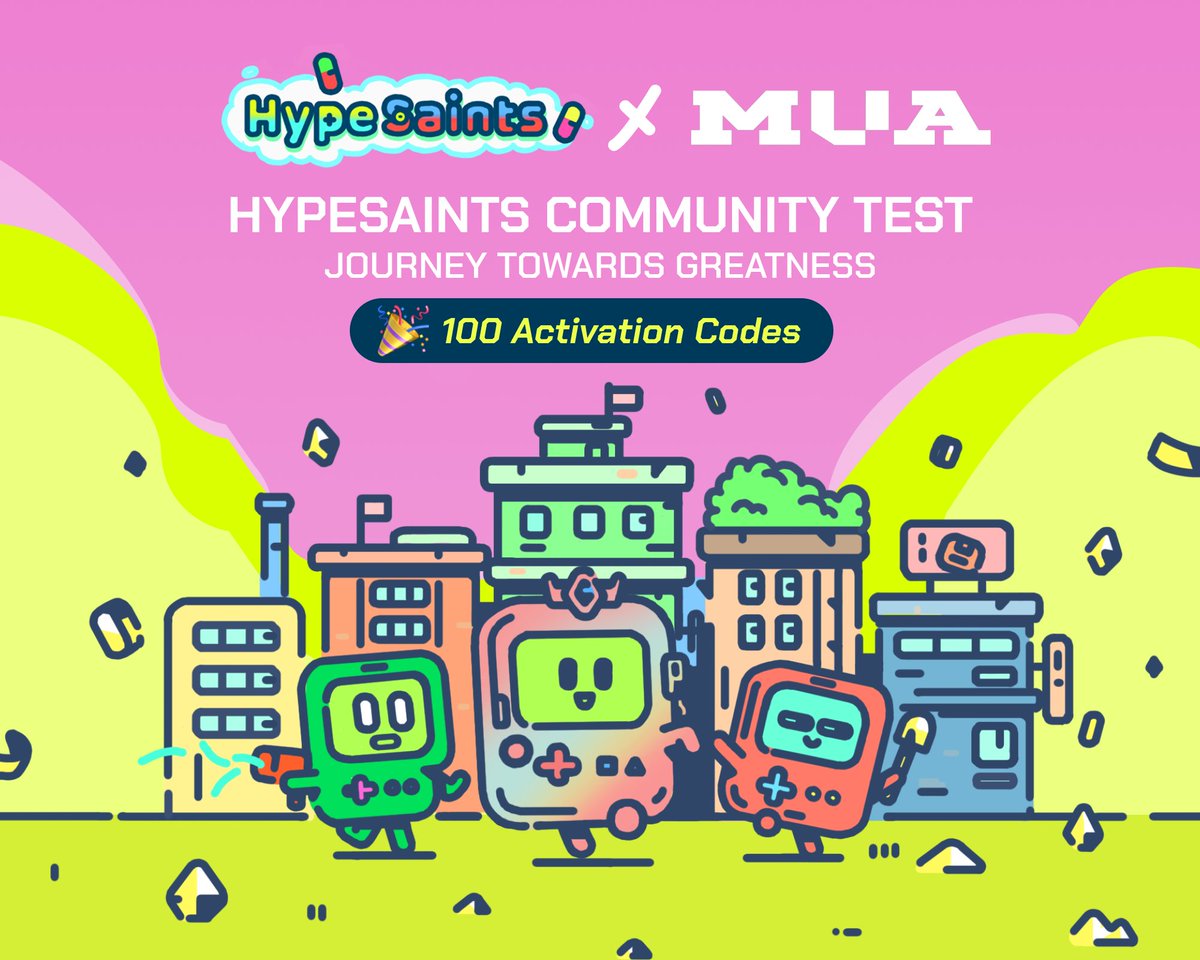 MUA_MUADAO's tweet photo. 🎁 To celebrate @HypeSaintsNFT community test launch, we're giving away 100 exclusive #HypeSaints Activation Codes!

✅ Fill the form: https://t.co/wx8jqLu4kh
✅ Follow @mua_muadao & @HypeSaintsNFT
✅ ❤️ & 🔁
✅ Join: https://t.co/BCmyq3LekO

⏰ Before Mar. 10th