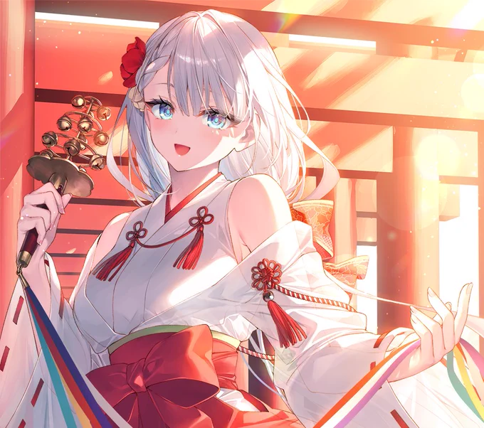 巫女の日のリーセリアさん#聖剣学院の魔剣使い#せまつか 