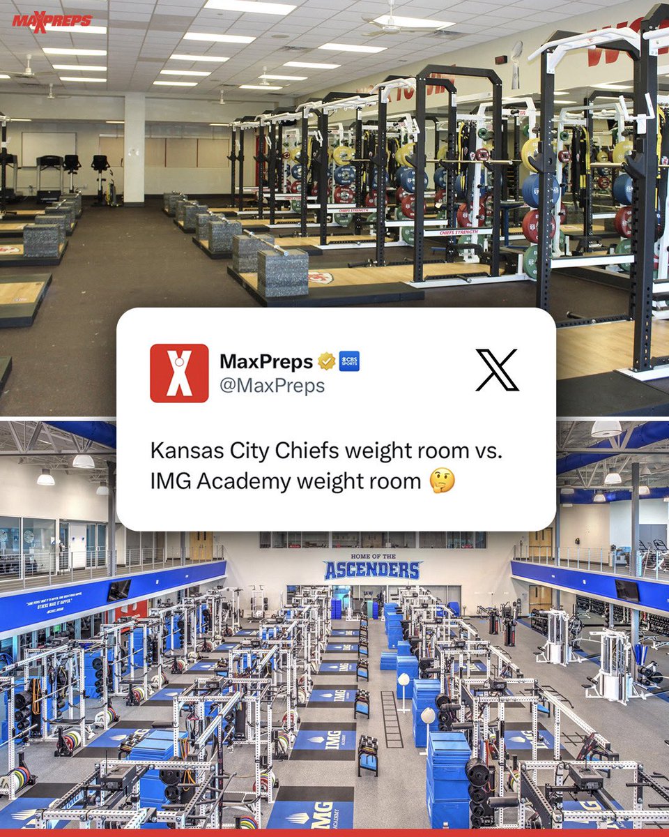 IMG Academy’s weight room is DIFFERENT! 🤯💪 @IMGAcademy