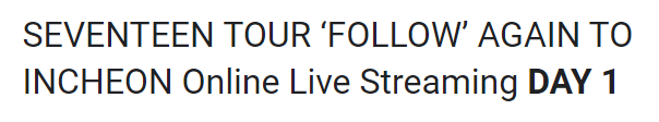 will post forms later at 3PM!

— 100 slots will be opened
— ₱35 = 1 slot
— open ww :)
— via discord nitro

‼️ day 1 stream only ‼️

ic wts lfb svt seventeen follow again to incheon tour live stream