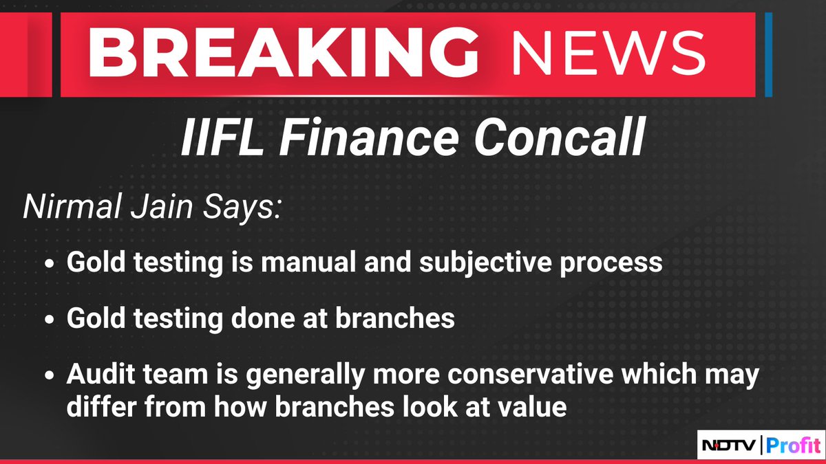 NDTVProfitIndia's tweet photo. Audit team is generally more conservative, says #IIFLGroup founder Nirmal Jain. 

For the latest news and updates, visit: https://t.co/NKSVSeIu63 https://t.co/clLDlxABqv