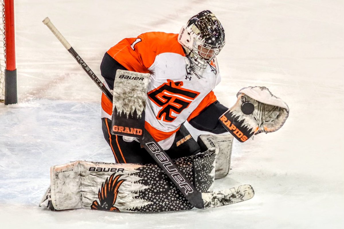 Who to watch: Goalie Carter Casey of Grand Rapids. 
-Natural instincts &amp; controlled crease movements without overcommitting. Casey has great reflexes and active hands. 2.35 GAA with a .915 SV%
📸 <a href="/Romuald_Images/">David Romuald</a>
