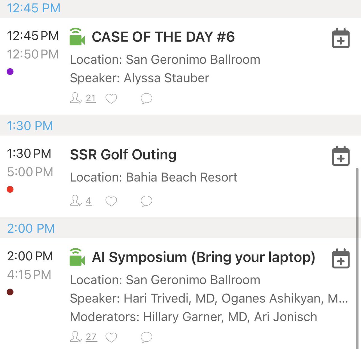 Tuesday March 5, day 3 of #SSR2024, has so much exciting programming to offer! We’ll see you in the morning bright and early! #MSKRad @SSRbone