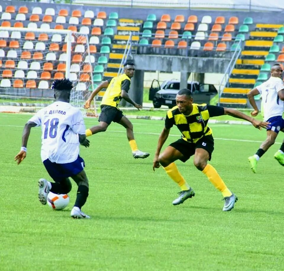 OscarNwimo's tweet photo. We keep pushing as a team at Abia Comets. 

Glad for the away win in Uyo. https://t.co/XRE3DHft8i