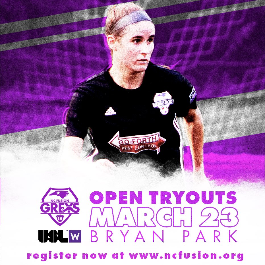 NC Fusion USL W (@ncfusionusl) on Twitter photo Interested in trying out for our <a href="/USLWLeague/">USL W League</a> or U20 Women’s teams?
Now’s your chance!
⚽️ - ID Camp
🗓️ - Saturday, March 23rd
🏟️ - Bryan Park in Greensboro
⌚️ - 4PM
🔗 - Link in bio to register and learn more!
🔵🔴⚫️
#UptheFusion | #ForTheW Interested in trying out for our <a href="/USLWLeague/">USL W League</a> or U20 Women’s teams?
Now’s your chance!
⚽️ - ID Camp
🗓️ - Saturday, March 23rd
🏟️ - Bryan Park in Greensboro
⌚️ - 4PM
🔗 - Link in bio to register and learn more!
🔵🔴⚫️
#UptheFusion | #ForTheW