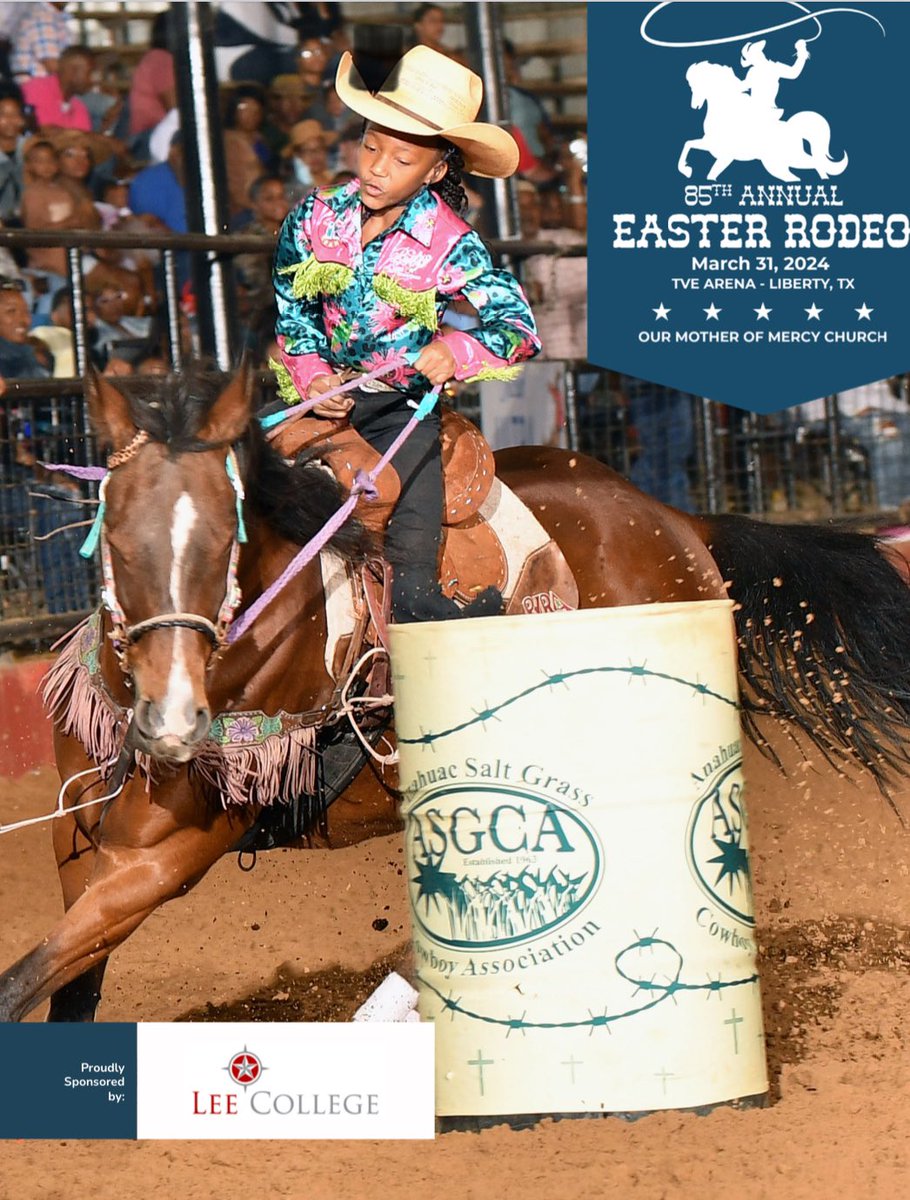 The Our Mother of Mercy 85th Easter Rodeo is quickly approaching! Please consider making a donation to this amazing event which help support youth scholarships and other programming in my community of Ames, Texas.  Please message me to make a donation!