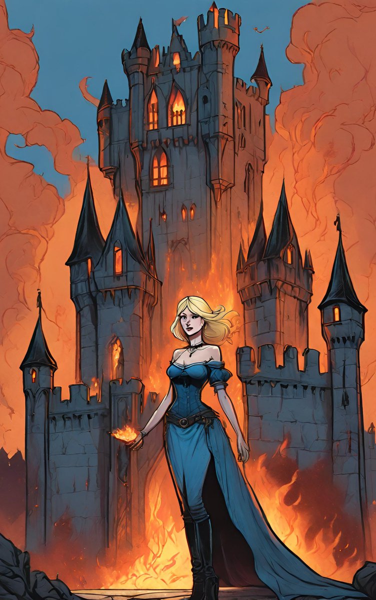 Had an AI draw me a little concept art to help me visualize and just....wow 😍

#author #newrelease #comingsoon #bookstagram #amwriting #romantasy
