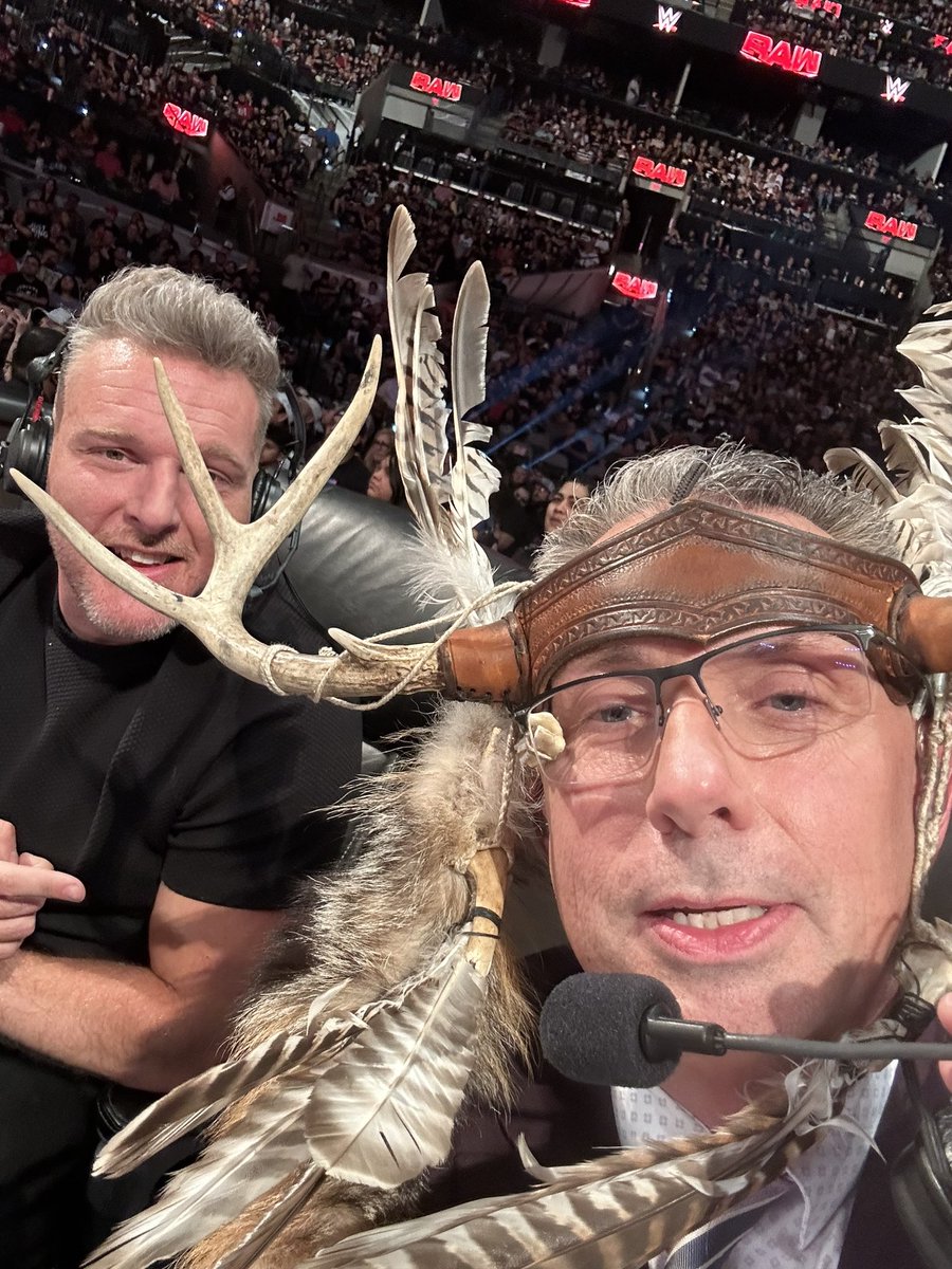 A boyhood dream has come true. 

#WWERaw