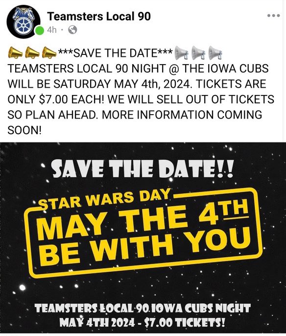 Local 90 night at the ball park.