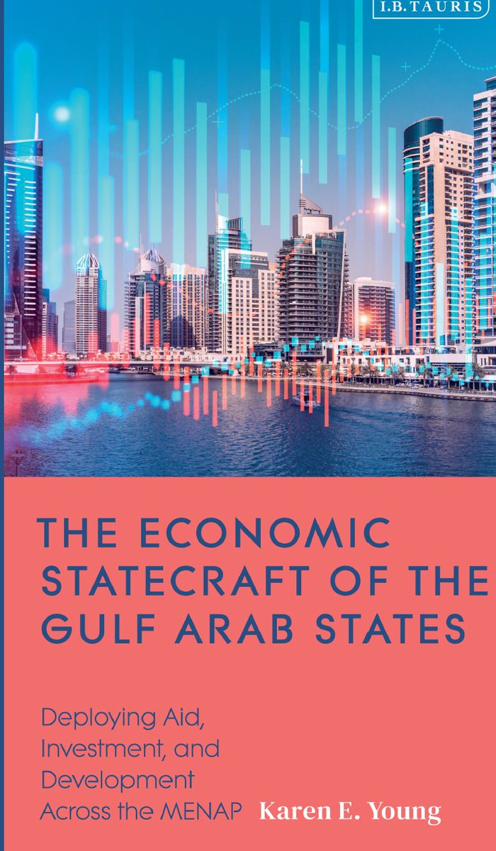 We are pleased to announce that @ProfessorKaren has been awarded the 2024 Gulf Book Award in the Economic Studies category for her enlightening work 'The Economic Statecraft of the Gulf Arab States: Deploying Aid, Investment and Development Across the MENAP,' published by IB…