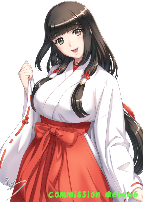 #巫女の日
オリジナルキャラの巫女アカリ 