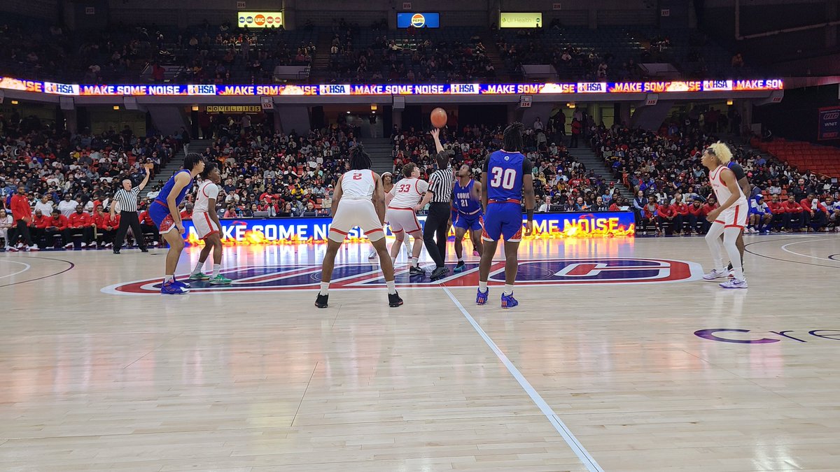 Homewood-Flossmoor 60 Curie 58 IHSA State - Class 4A Super-Sectional at UIC CreditUnion1 Homewood-Flossmoor: Gianni Cobb 22 Jayden Tyler 18 Curie: Mason Minor 14 Will Gonzalez 13 Christian Brockett 12