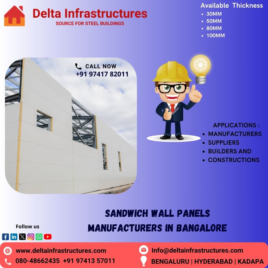 We are the Best Roofing sheets, and wall & puff panels #Manufacturer and #Suppliers in Bangalore, all over India
Our Wall Panels products are made from scratch to finished goods. We ensure that we deliver quality products to our customers.
#Puffpanels #ManufacturingProcess