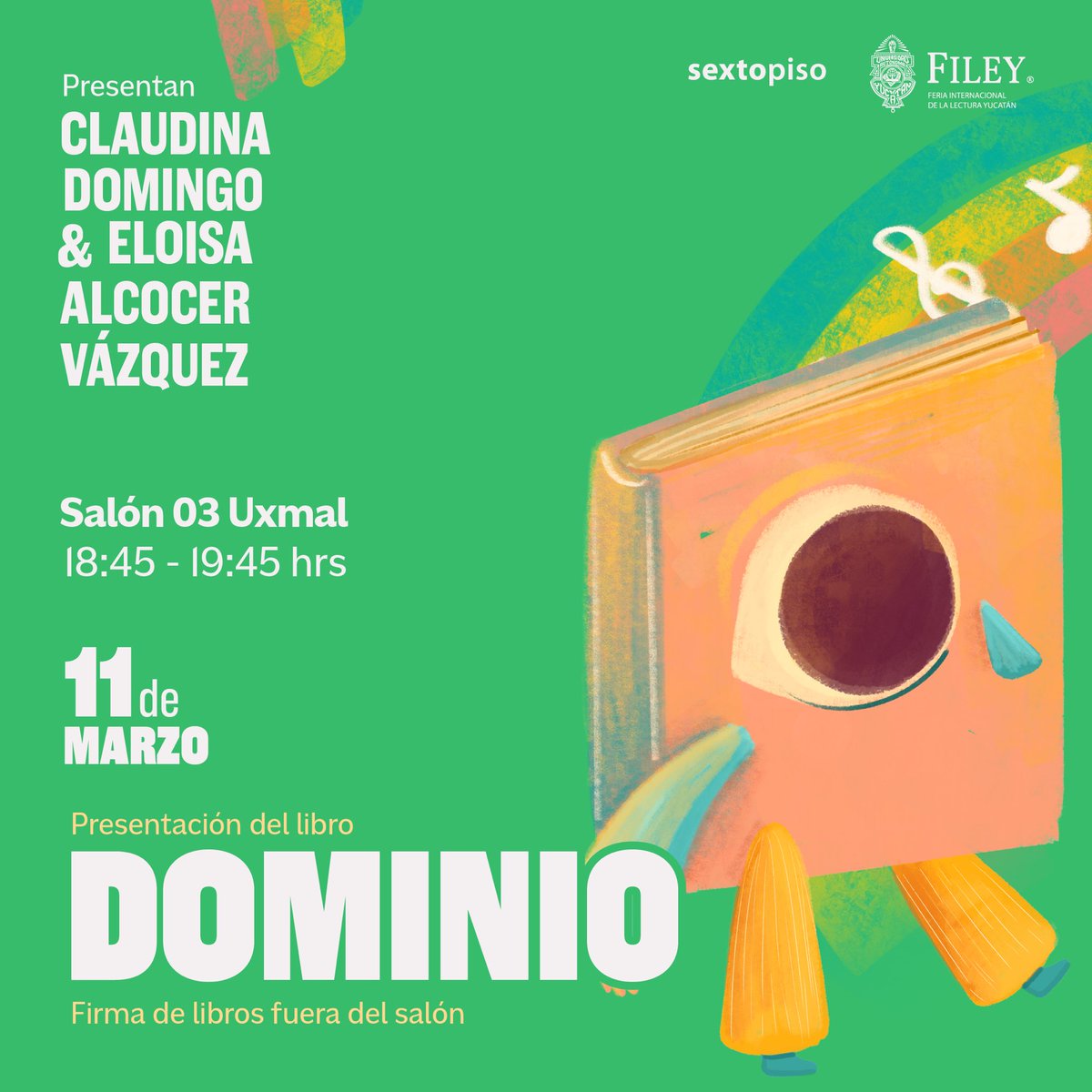 EdSextoPiso's tweet photo. ¡Nos vemos en Yucatán! 🐠📖🌊 Nuestros libros y autorxs les esperan en @la_filey, con las presentaciones de @DahliaBat, @ClaudinaDomingo, @aauuurrraa y @monerohernandez. Pasen a visitarnos del 10 al 17 de marzo ☀️
#EditorialSextoPiso #SPDistribuciones #Presentación
#Libros #FILEY https://t.co/W6X18FsQp7