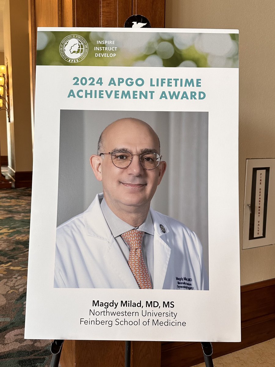 Congratulations to our own @magdymiladmd on this amazing achievement - your dedication to teaching excellence is unparalleled! 🌟 @apgonews @NUFeinbergMed