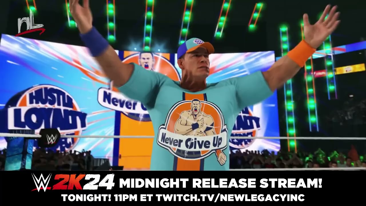 newLEGACYinc on X: “NEW VIDEO! 🔴 LIVE - WWE 2K24 Midnight Release 