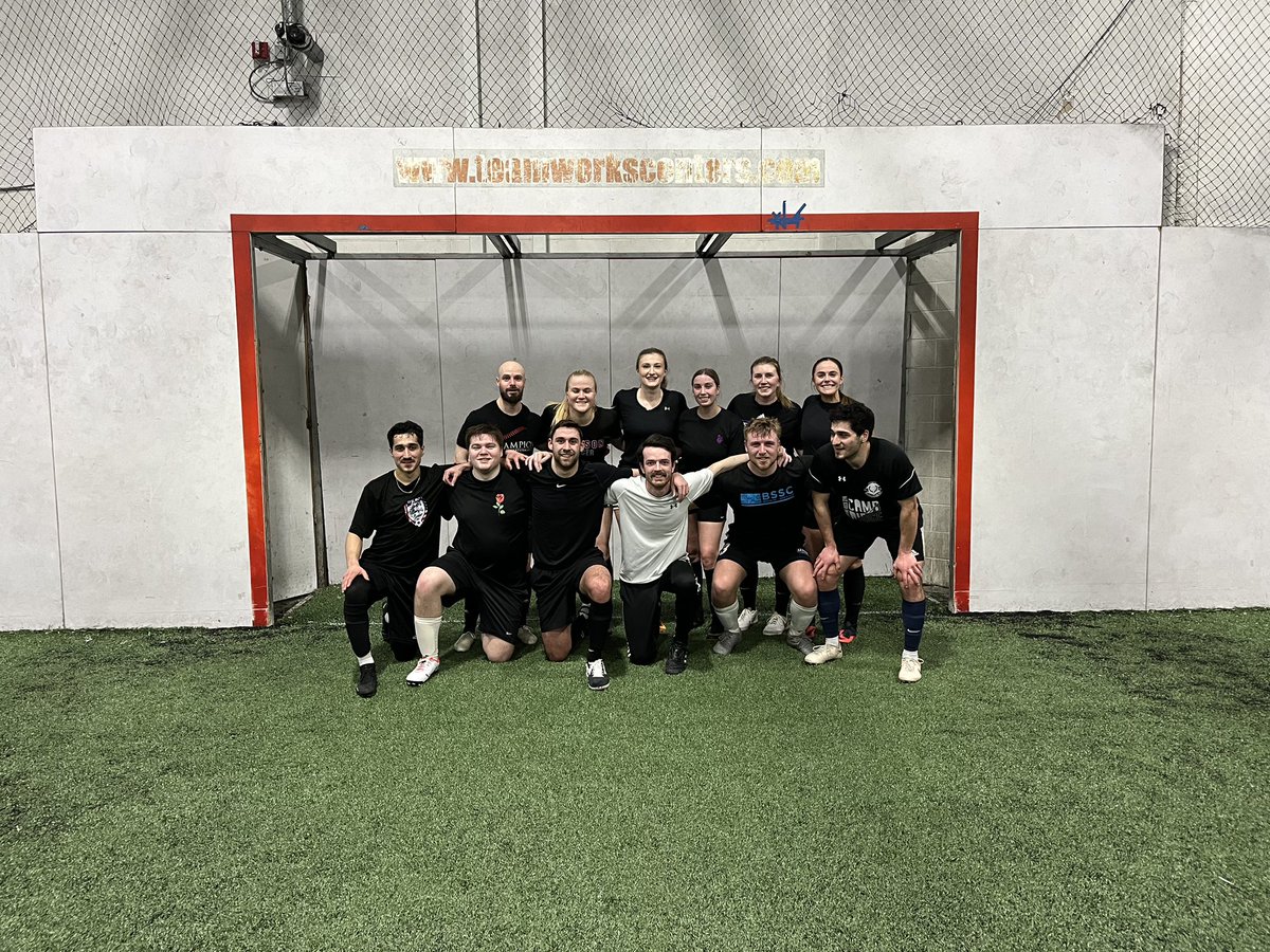 Mission accomplished Teamworks indoor soccer coed Monday night session 1 champions #ItsComingRome #DiamondDogs