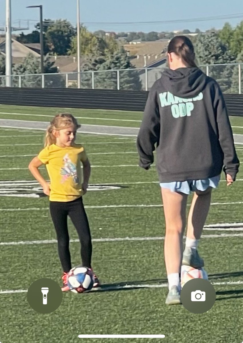 One of my favorite pics of Addi training a family friends daughter