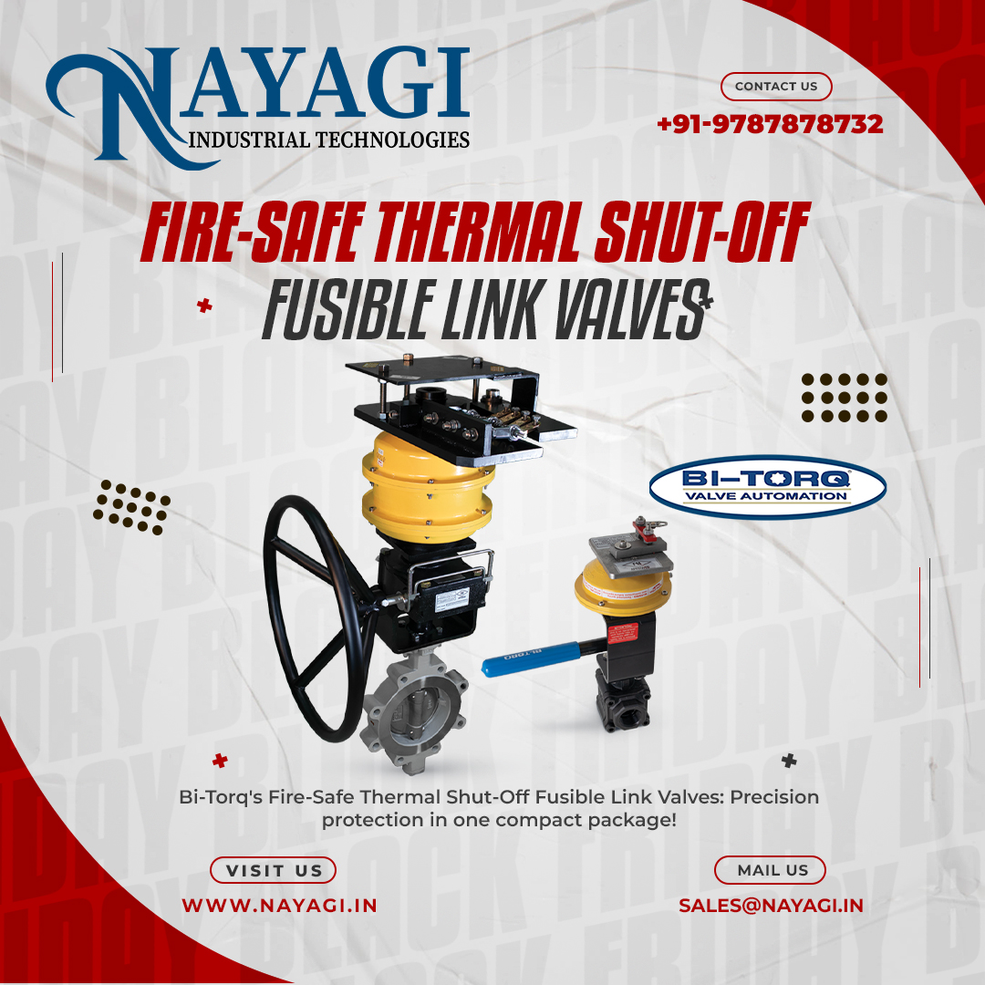 NayagiIndustry's tweet photo. Guard against potential hazards with Bi-Torq's Fire-Safe Thermal #ShutOffFusibleLinkValves! 🚒🔥Engineered for safety, these valves provide crucial protection in critical situations.🔐✨
👇Contact Us for More Details👇
📧sales@nayagi.in
📞+91 9787878732
#FireSafety #bitorq https://t.co/NRqBKtsZCg