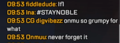 Even in CC Finals you cannot escape NOBLE ESPORTS!!!! @Onmuu_ #STAYNOBLE