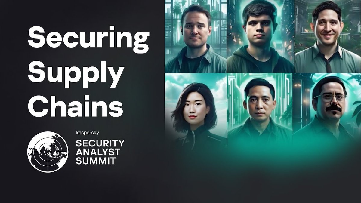 kaspersky's tweet image. At #TheSAS2023, we delved into supply chain #cybersecurity focusing on open source software (OSS), including:

- Complexity of mitigating #supplychain attacks through OSS
- Regulatory approaches to OSS cybersecurity in supply chains
- &amp;amp; more

Watch now: kas.pr/5gw1