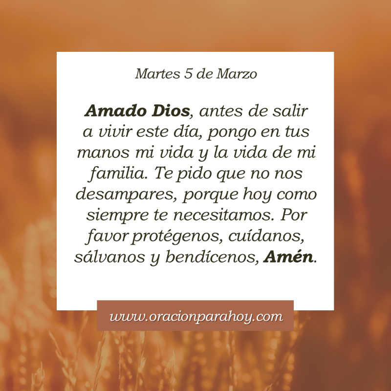 OracionParaHoy's tweet photo. Oración para hoy 5 de marzo: https://t.co/2Y80QFkp2z