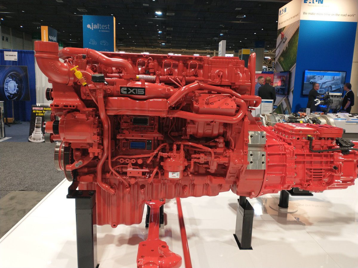 Some of the <a href="/MackTrucks/">Mack Trucks</a>, <a href="/VolvoTrucksNA/">Volvo Trucks North America</a>, <a href="/Cummins/">Cummins Inc.</a> sights from day one in the exhibition hall at #TMCAnnual24