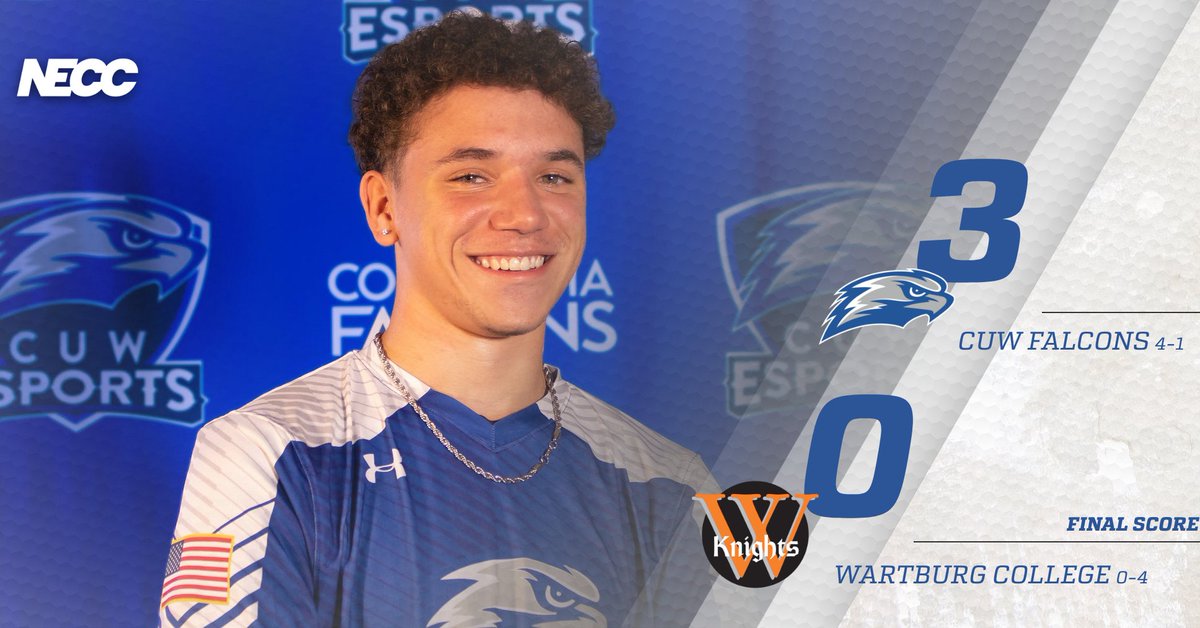 CUWEsports's tweet photo. CUW Rocket League Knocks down Wartburg College in a 3-0 Redemption!
The Falcons move to 5-1 on the season and face UW-Green Bay for their Spring @neccgames season finale on March 15th.
#cuw #cuwesports #RocketLeague #esports #wisconsinesports #cuwwin https://t.co/pUKqgXURV9