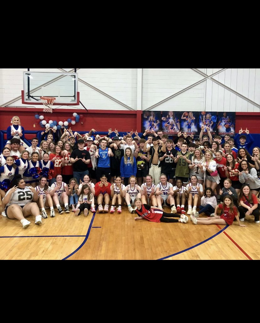 Wow what a crowd and atmosphere tonight in our 68-45 sectional victory over Orchard Farm. Four girls in double figures. Big shout out to our students and community for showing up. On to Stl to face Lift for Life on Friday in the quarterfinals.
