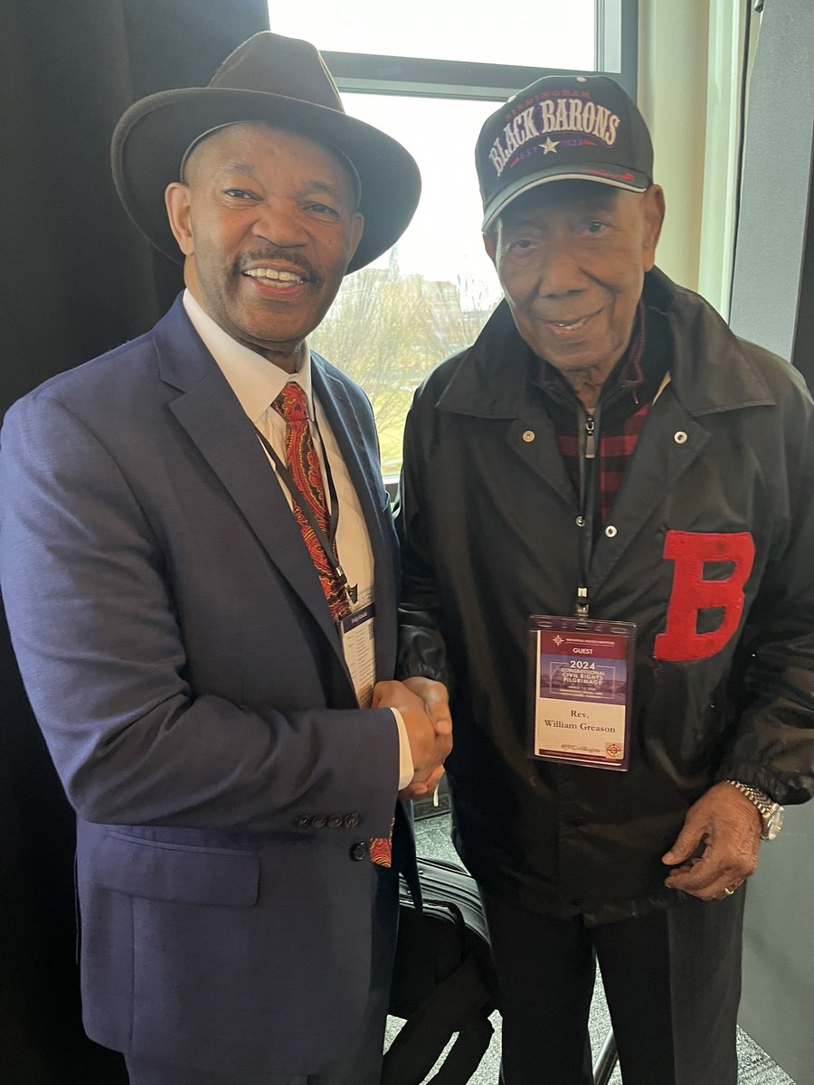 I had one of the proudest moments of my life when I was invited to speak at the John Lewis, Faith & Politics Pilgrimage. I presented on Friday, March 1, 2024 with a presentation, titled “Baseball and Civil Rights.” Rev. Bill Greason also appeared.