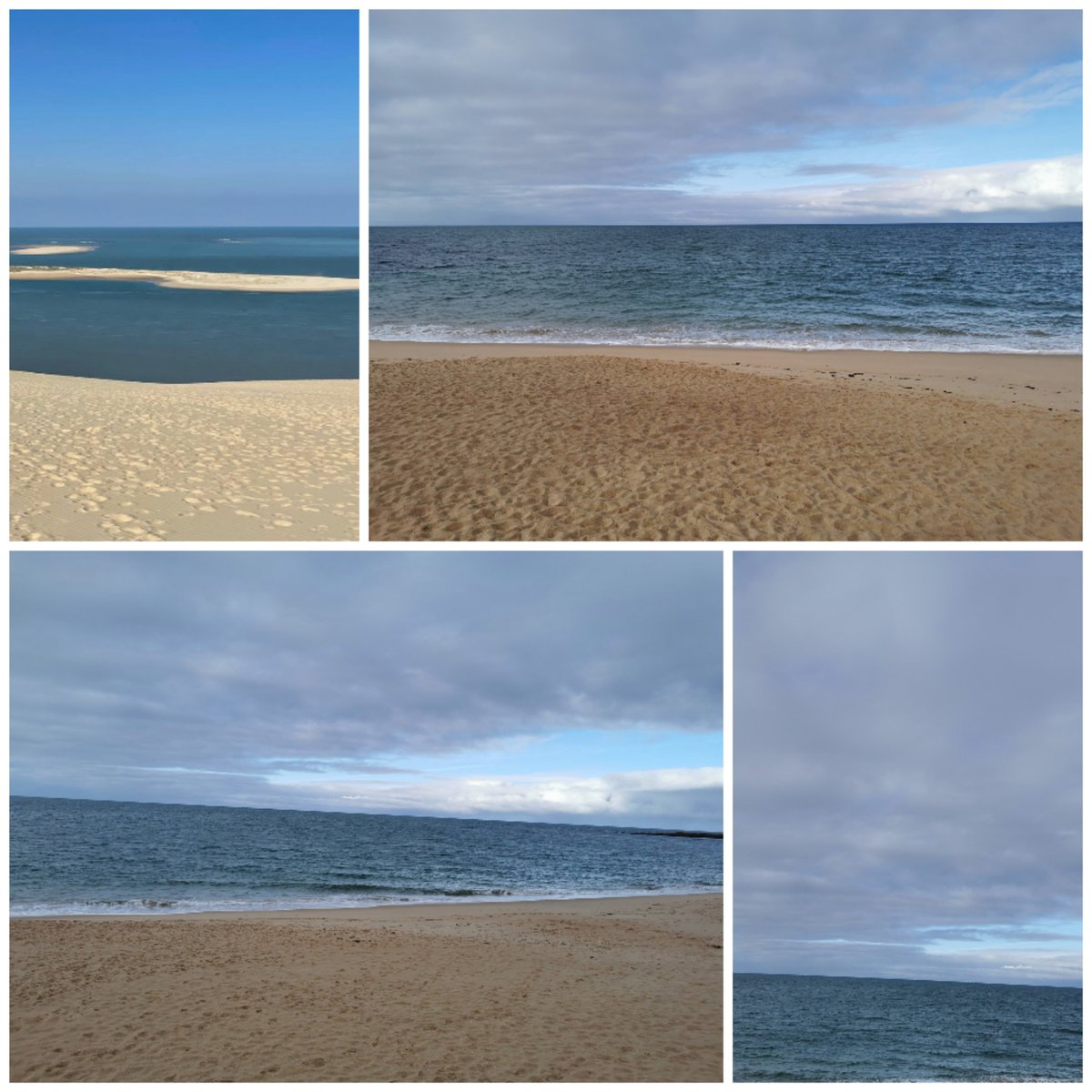 Le ciel Le sable Et la mer.. Toujours 💖 🌊 🐚 Patchwork du jour. 📸