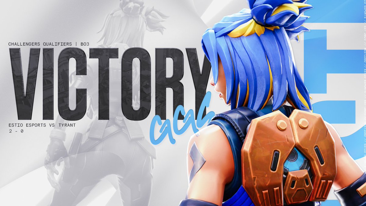 EstioESC's tweet image. VICTORY ‼️

We win our game against #TYRANT in LPL Challengers Qualifiers! 

We move onto the next challenge! 

#ChallengersOceania |  #LPLValorant | #ESTIOSO