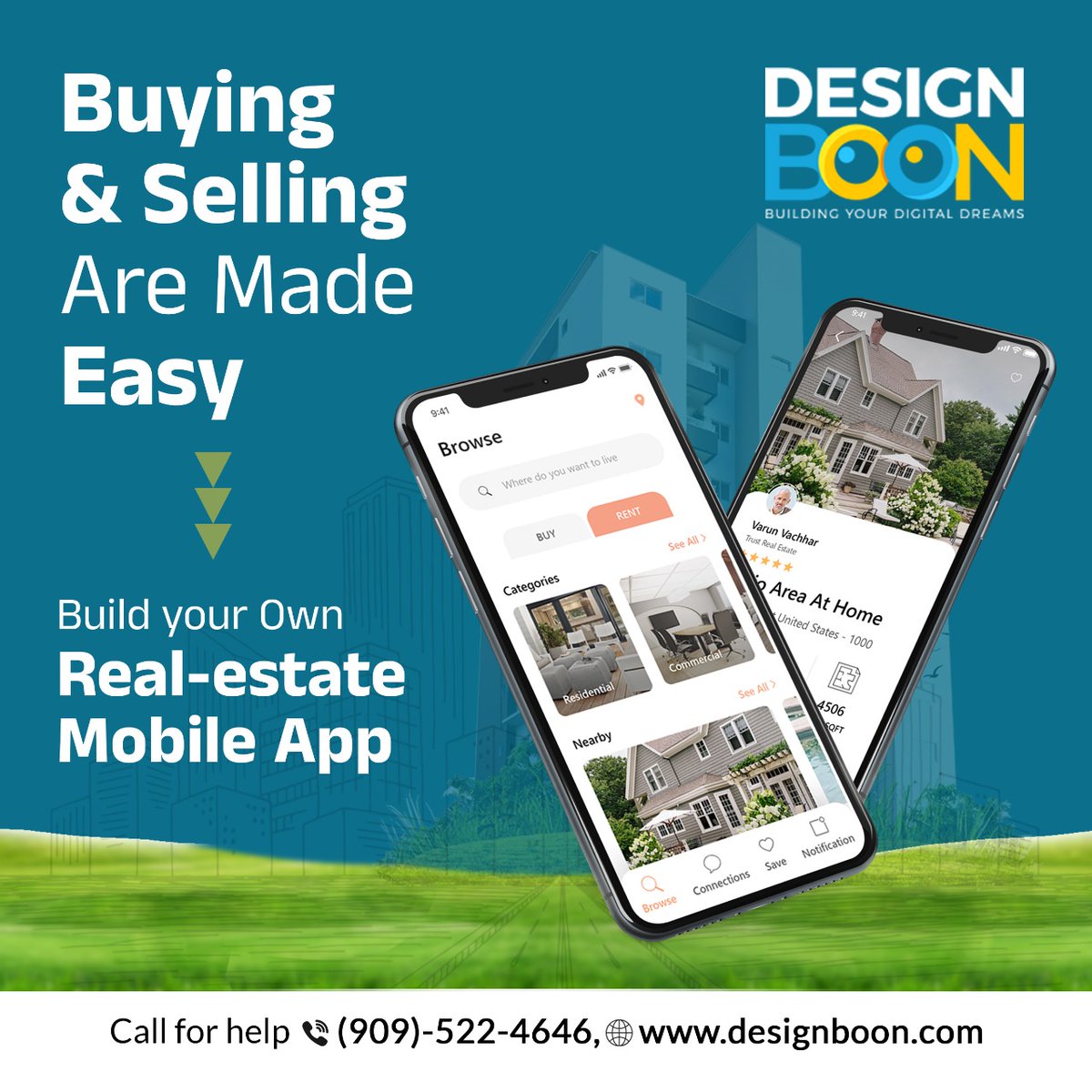 designboontech's tweet image. Build your own #realestate mobile application in minutes using @designboontech ready-made mobile applications. List your properties efficiently and grow your #Business. Buy or sell property with a tap of a button

🌐: designboon.com
🤙: +1 (909) 522 4646

#realestateapp