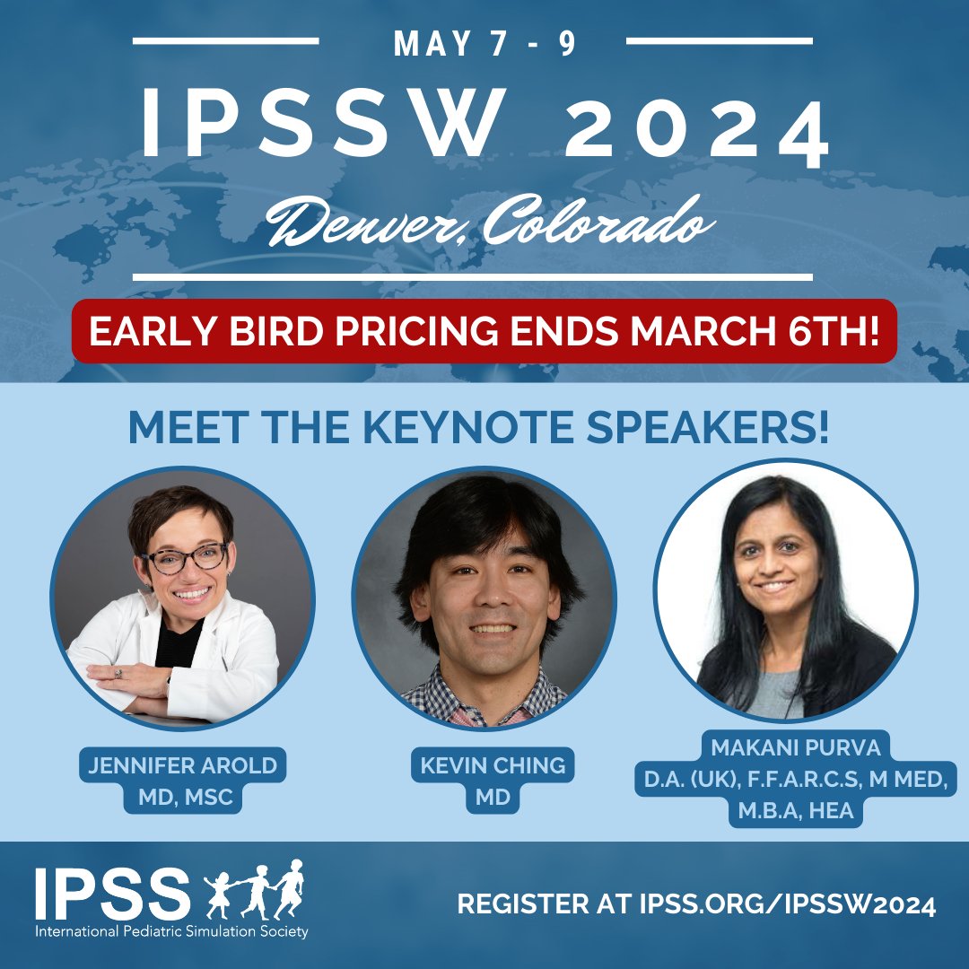 Early bird pricing ends tomorrow, March 6th, for IPSSW2024! Make sure you register today before prices increase: ipss.org/IPSSW2024