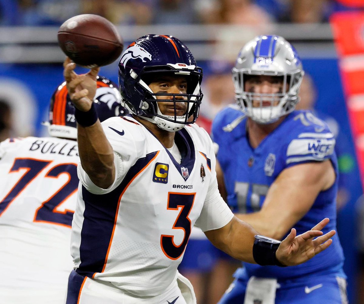 18 months ago, Russell Wilson signed a five-year contract extension. Now, the Denver Broncos are about to pay him $64 million to not play for them. Read more: bit.ly/48I1tBx 📷 AP