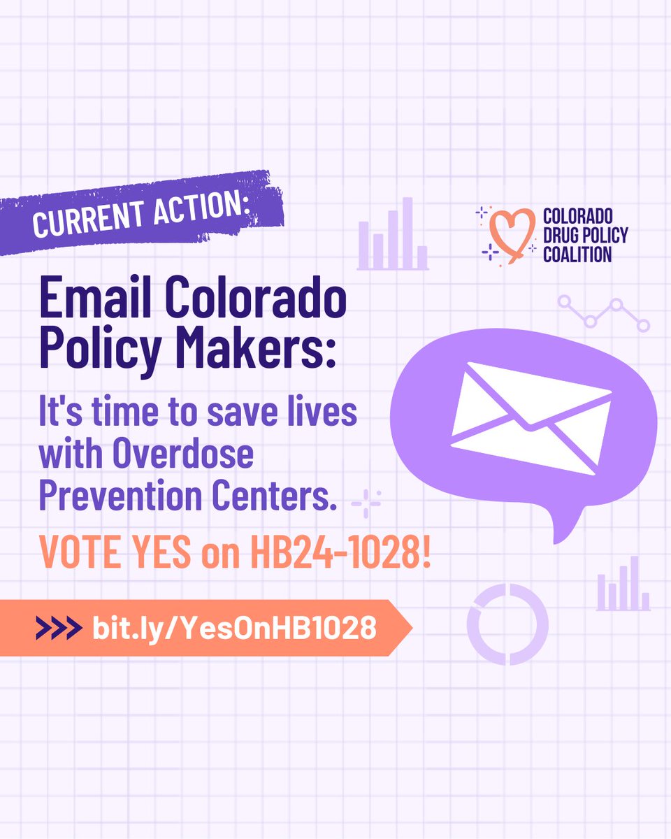 bit.ly/YesOnHB1028 
<a href="/ColoradoDPC/">Colorado Drug Policy Coalition</a> 
<a href="/DrSarahAxelrath/">Sarah Axelrath MD</a> 
<a href="/BONH_Coalition/">Bring Our Neighbors Home ⚖</a> 
<a href="/LemastersKate/">Kate LeMasters</a> 
Contact CO Legislators to VOTE YES on HB24-1028 on March 6th to grant CO municipalities the authorization to operate an Overdose Prevention Center and save lives! Please share!