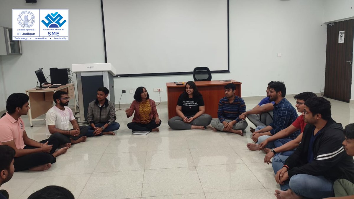 office_sme's tweet image. Dynamic session with Ms. Suhasini Seelin at SME, IIT Jodhpur. Covered presentation techniques, breathing exercises, emotional resonance, engagement strategies, and more. Elevating our communication skills! 
#ProfessionalDevelopment #SMEWorkshop #IITJodhpur #IIT