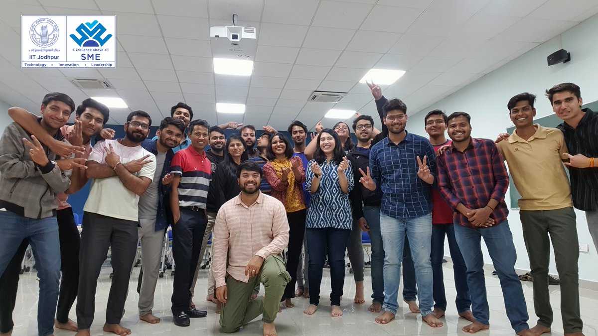 office_sme's tweet image. Dynamic session with Ms. Suhasini Seelin at SME, IIT Jodhpur. Covered presentation techniques, breathing exercises, emotional resonance, engagement strategies, and more. Elevating our communication skills! 
#ProfessionalDevelopment #SMEWorkshop #IITJodhpur #IIT