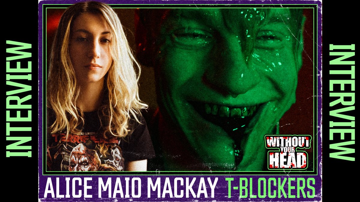 Without Your Head Horror Podcast interview with Alice Maio Mackay director of the new queer horror film 'T-Blockers'
youtu.be/2g5LyMEzVPk
#Tblockers #LGBTQ #HorrorInterview #MovieInterview #2024Movie #WithoutYourHead #AliceMaioMackay #LGBTQ #QueerHorror #2024movies
