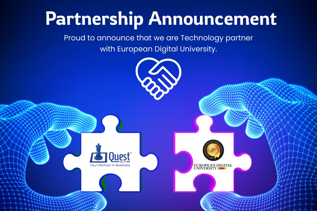 Exciting collaboration alert! Quest Global Technologies Ltd. is thrilled to announce our partnership 🤝 with EUROPEAN DIGITAL UNIVERSITY. Together, we're shaping the future of education and technology! Let's innovate 🚀 together! 

#TechPartners #EDU #Innovation