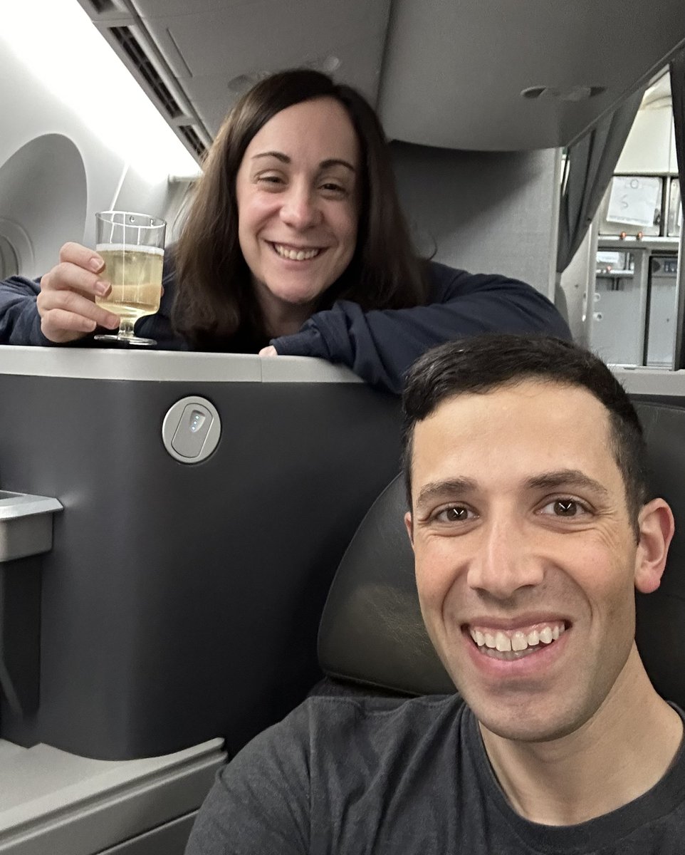 Pre-flight champagne!
Hi <a href="/CaseyRimland/">Casey Rimland, MD PhD</a>!