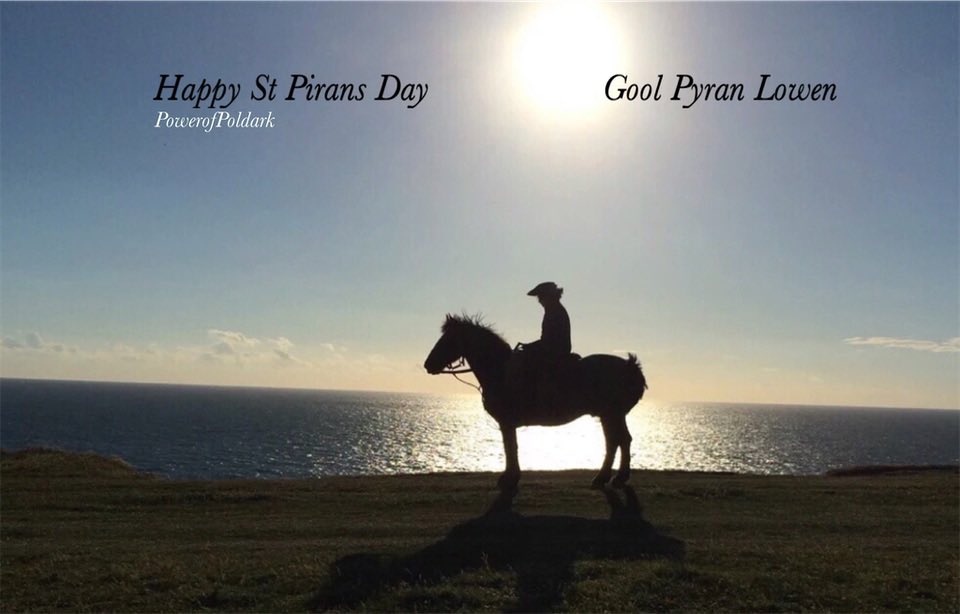 Today is #StPiransDay The Feast of Saint Piran, the national day of #Cornwall…have a great day everyone 🌷