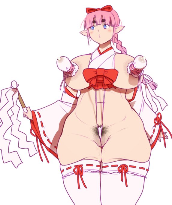 本日えっぐい角度のハイレグ巫女の日だそうです 