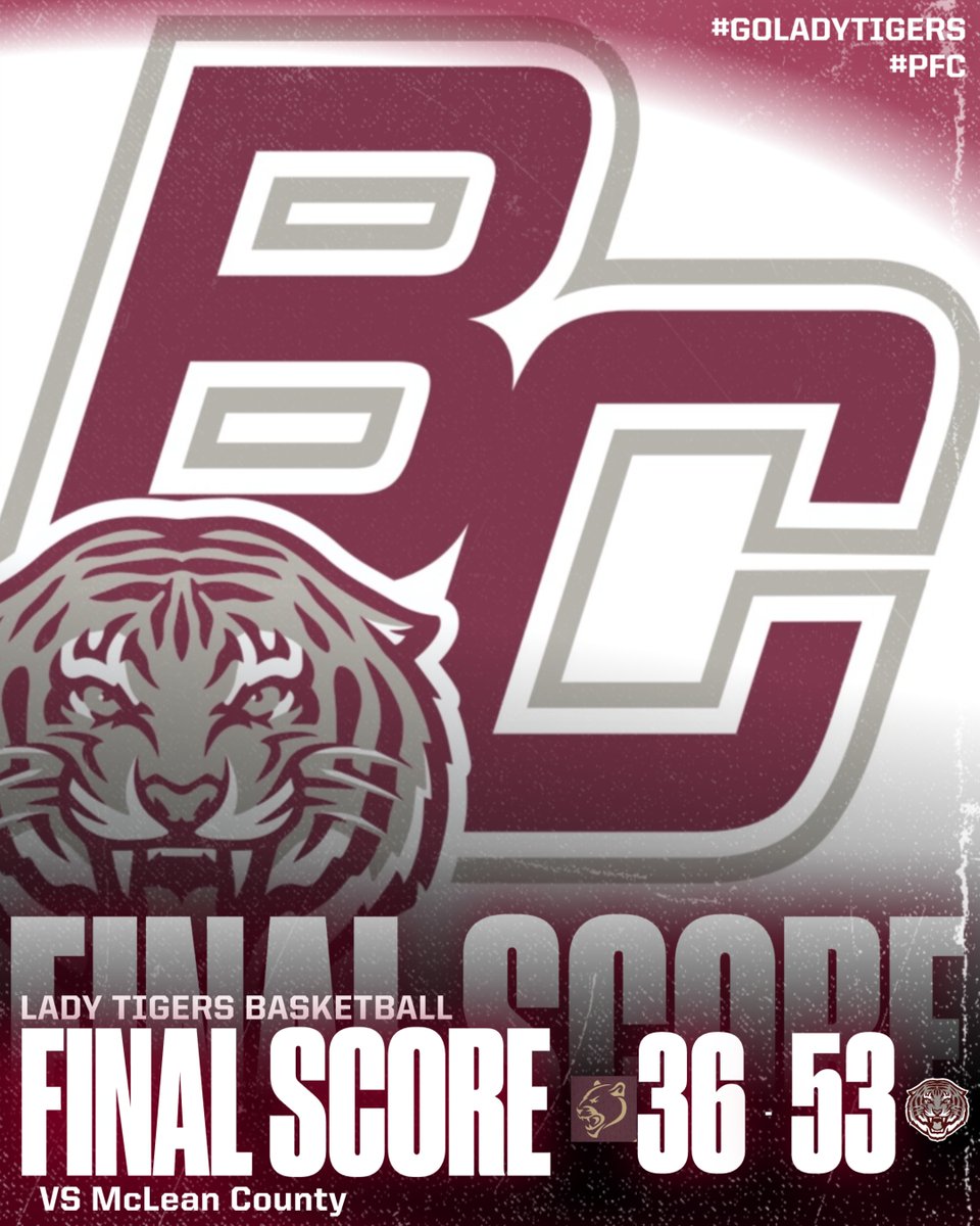 The Lady Tigers advance to the 3rd Region Tournament semi-finals on Friday night and will take on Owensboro High School from the 9th District at 6 PM.

#WEAREBC 
#PFC

@BCHSAthletics2
@1043theRiver