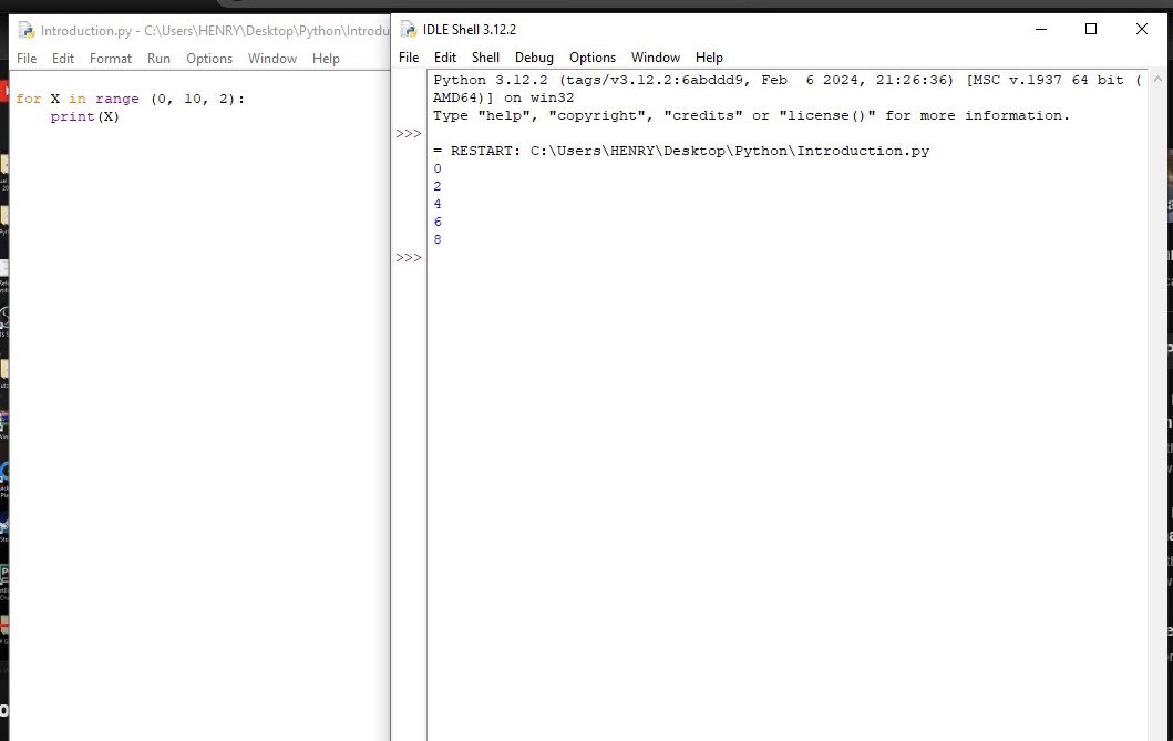 IamTheMechatron's tweet photo. Day 4 learning #Python
for loop
Why is 10 not printed out?
for loop in python has a range method with 3 parameters. The start, the stop and the step (0, 10, 2)
The logic here; for loop uses math format like
X = X + 2 (from the attachment below)
#30daysOfPythonChallenge https://t.co/GLlKWNnD8T