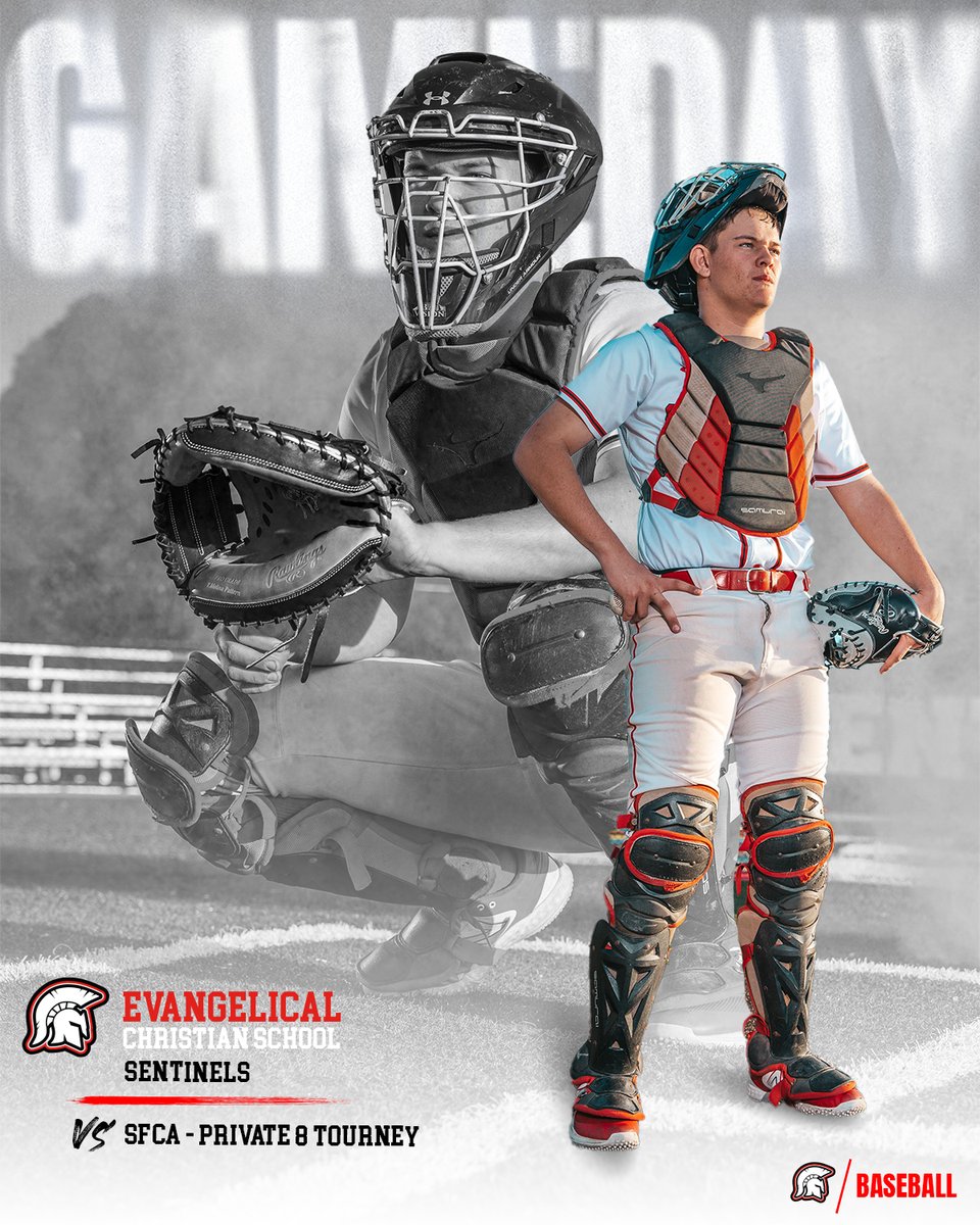 ECS Baseball is in action tonight at HOME against RIVAL sfca at 7PM #PaintItRed